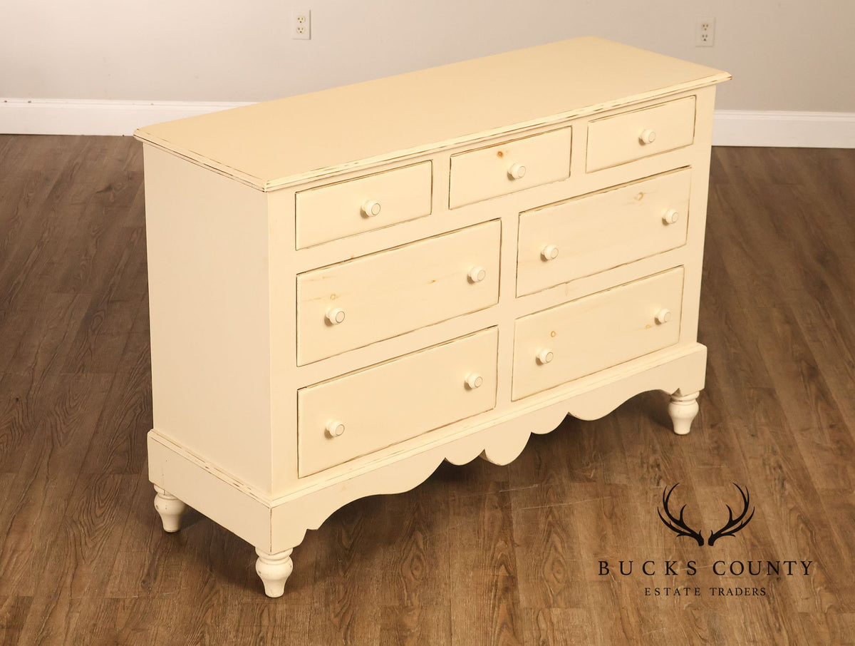 Coastal Style Painted Chest of Drawers