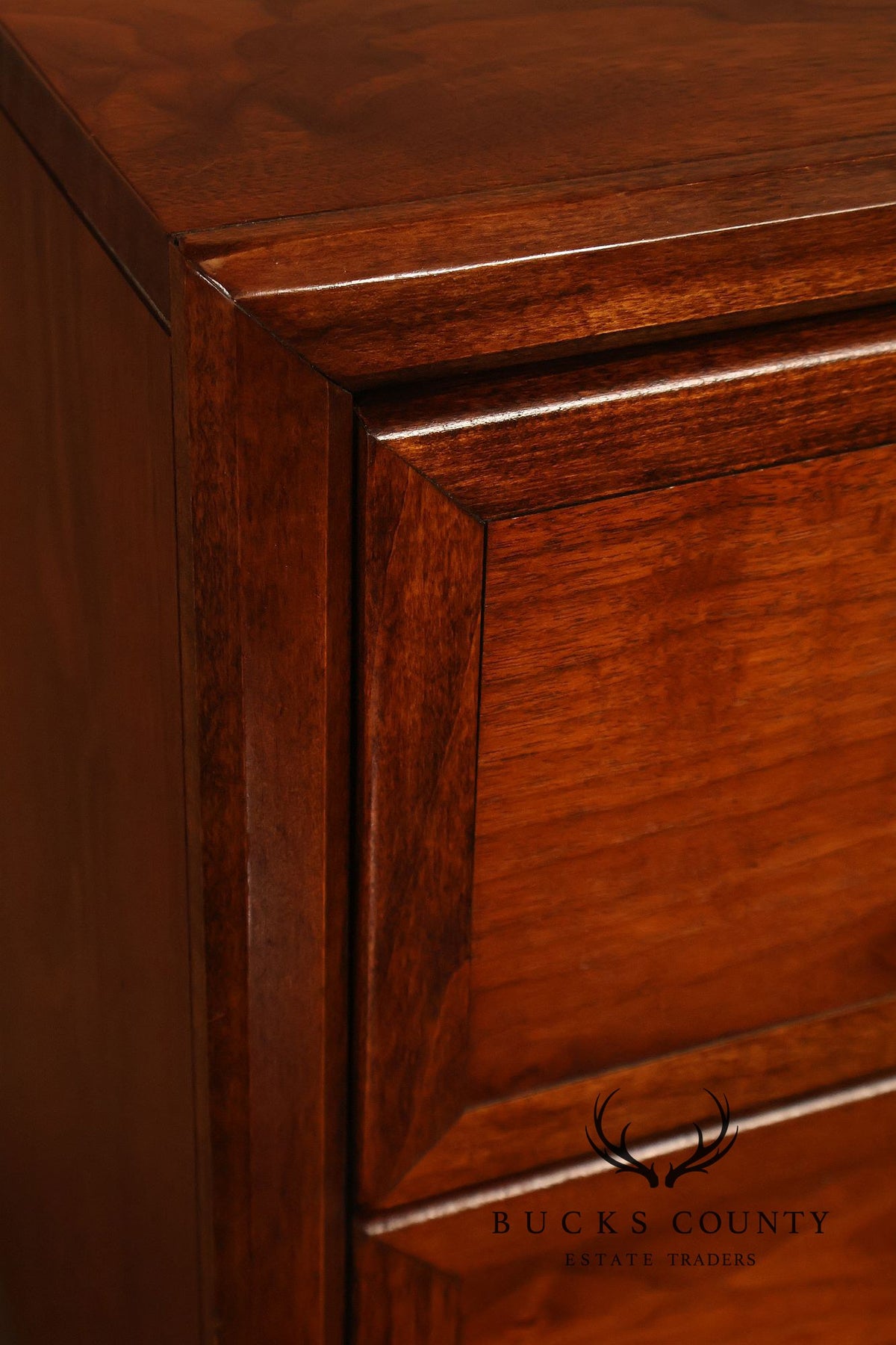 Mid Century Modern Two-Drawer Nightstand