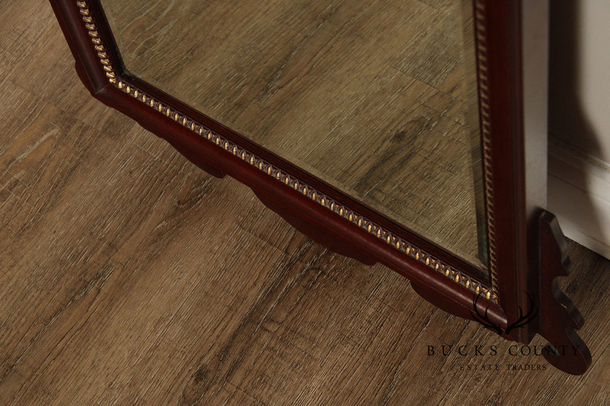 Lexington Chippendale Style Mahogany Wall Mirror