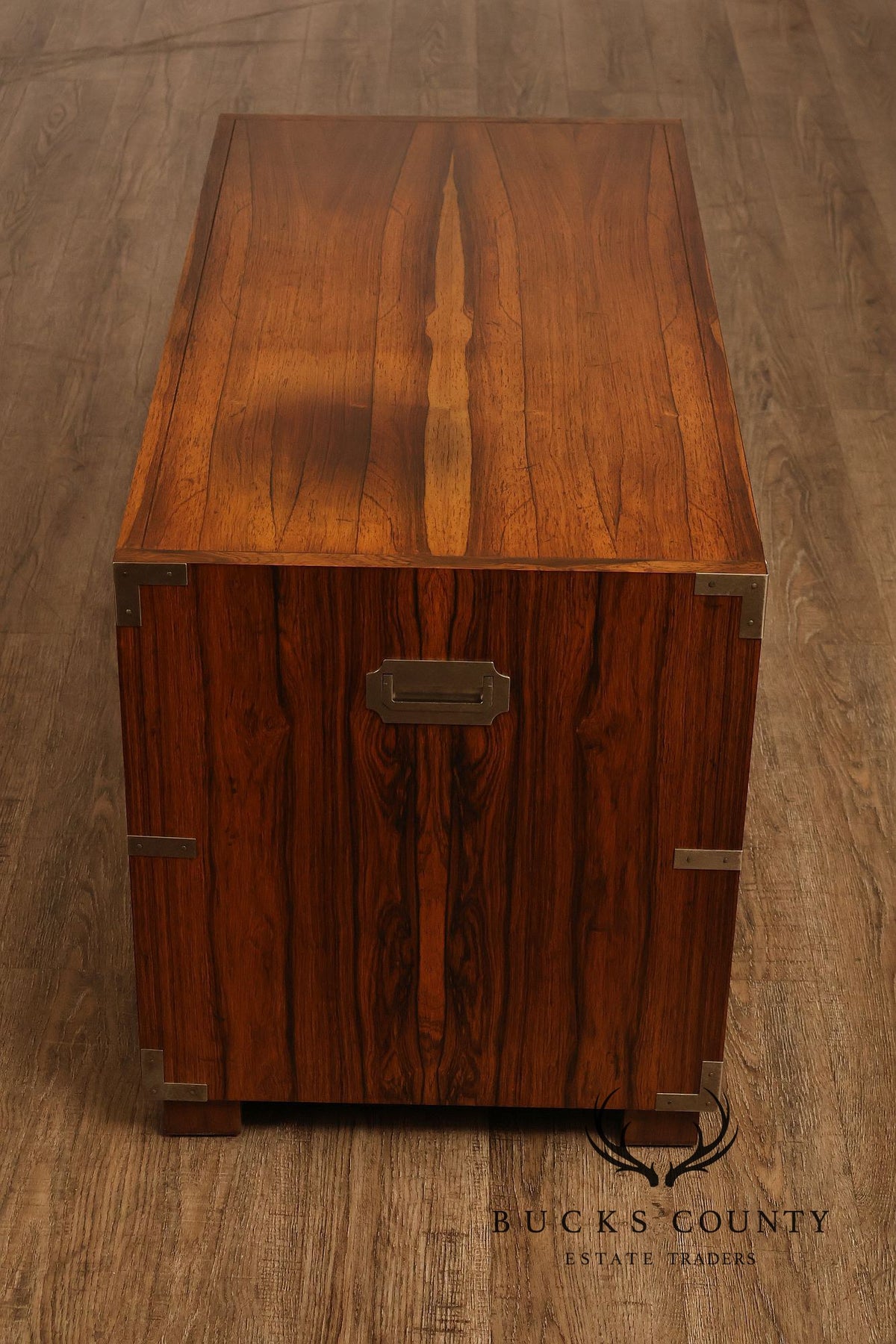 Baker Campaign Style Rosewood Low Chest
