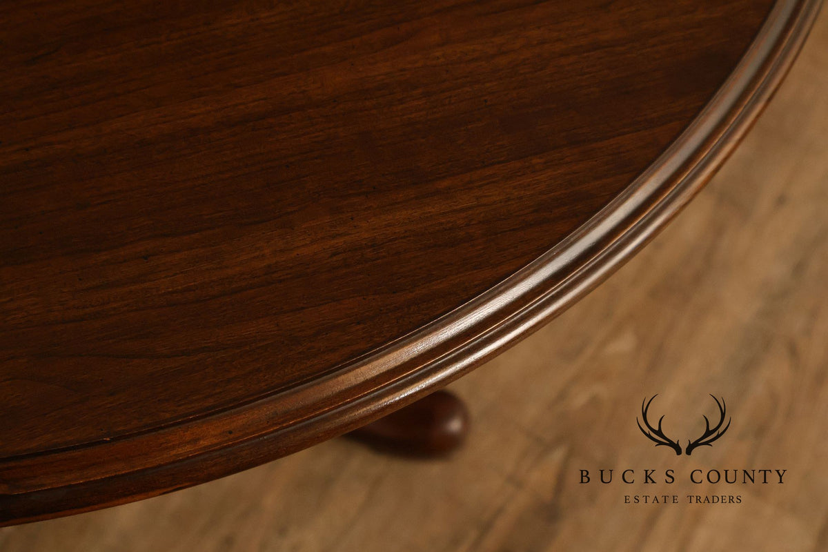 Traditional Tilt Top Pedestal Accent Table Tea Table