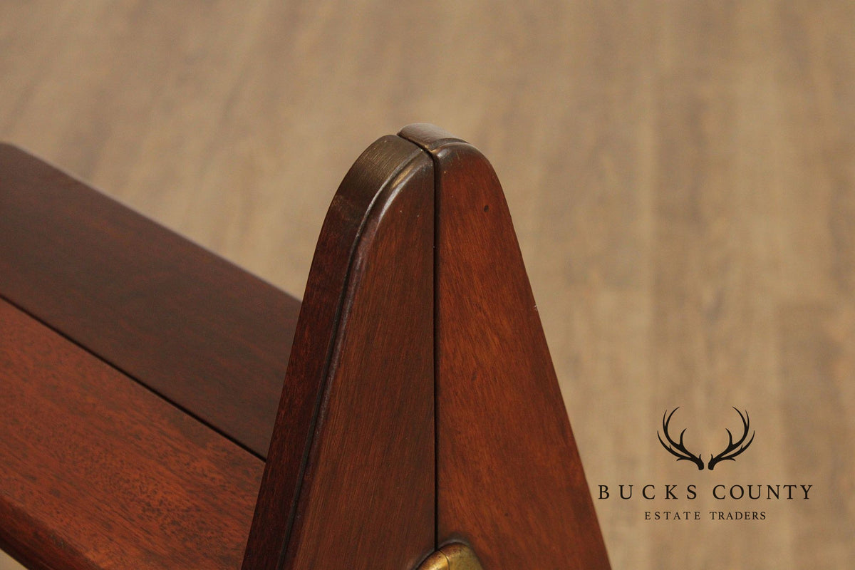 English Mahogany Library Ladder