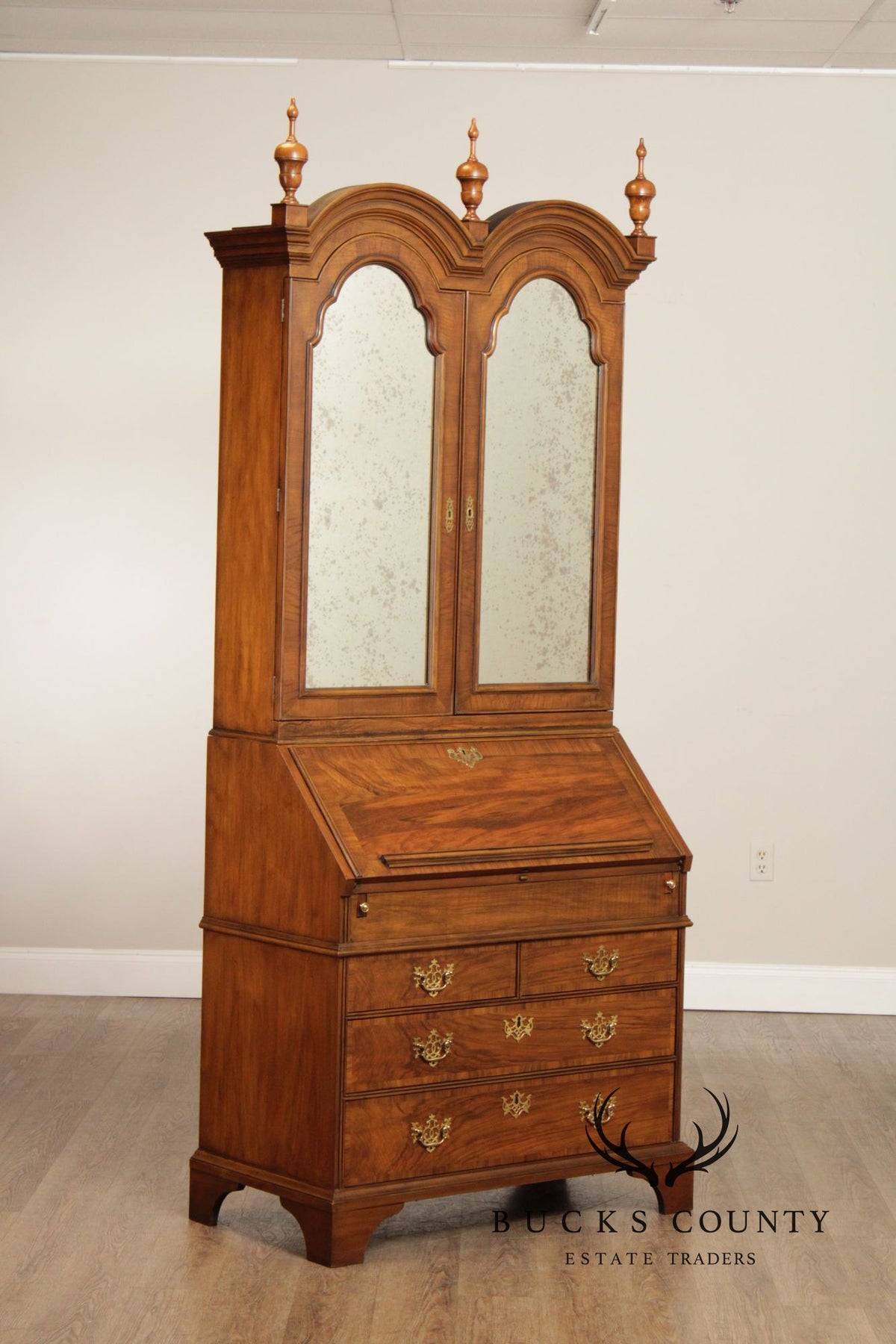 Baker Collectors' Edition Walnut Secretary Desk