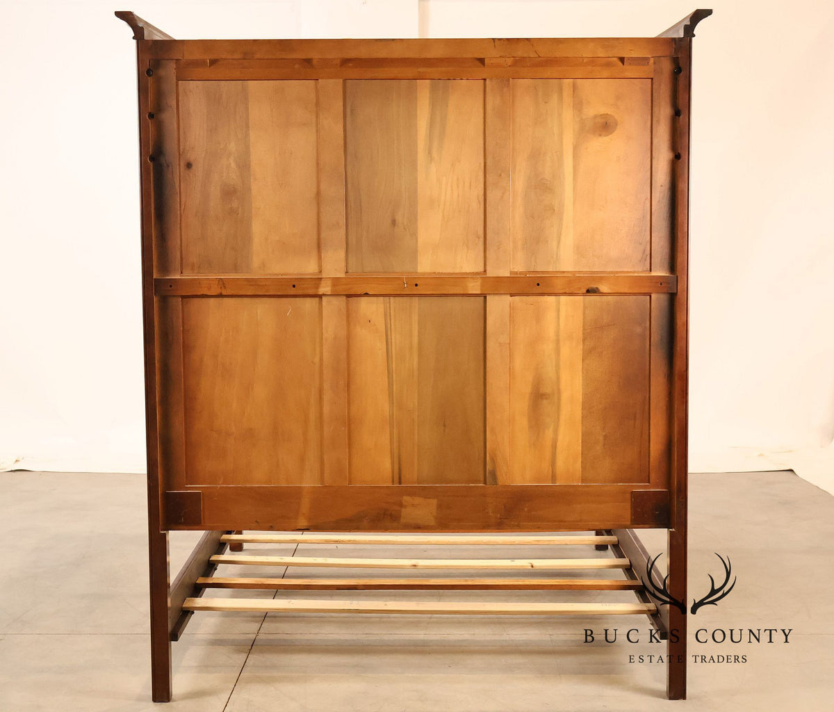 National Mt. Airy Queen Cherry Four Poster Canopy Bed Frame