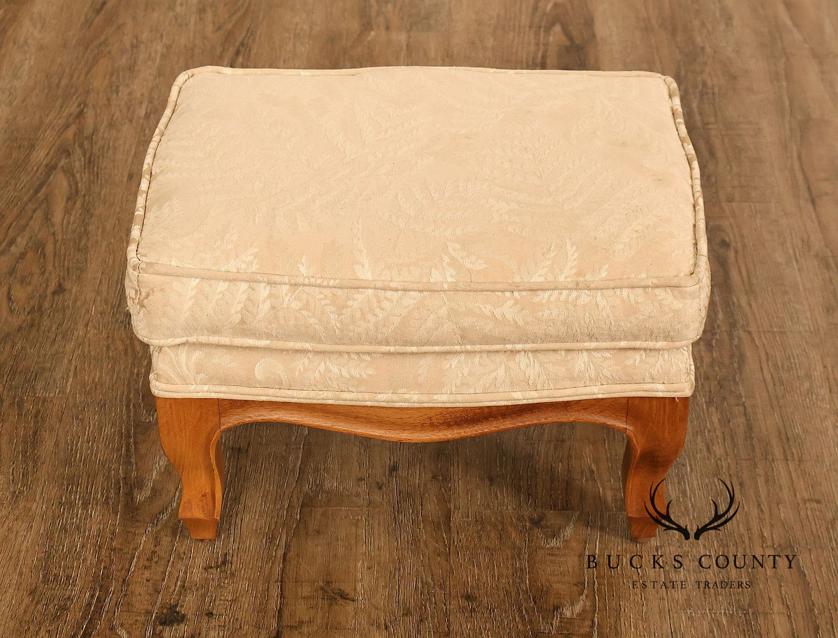 Ethan Allen French Country Style Small Foot Stool