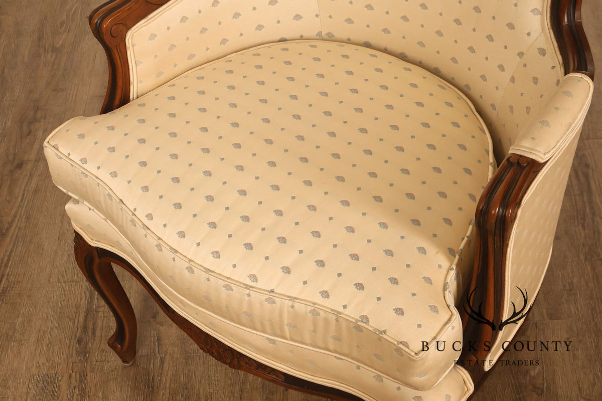 Ethan Allen French Louis XV Style Fauteuil Armchair