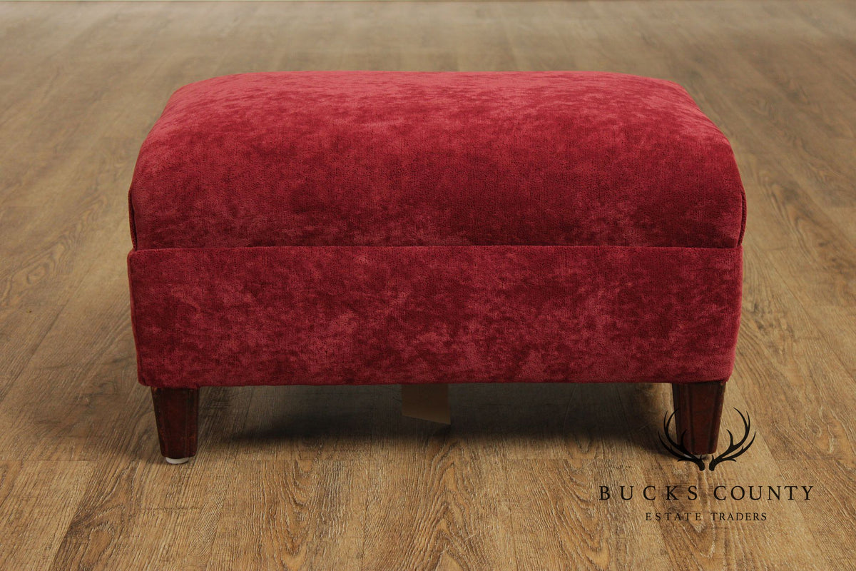 Vintage Upholstered Ottoman