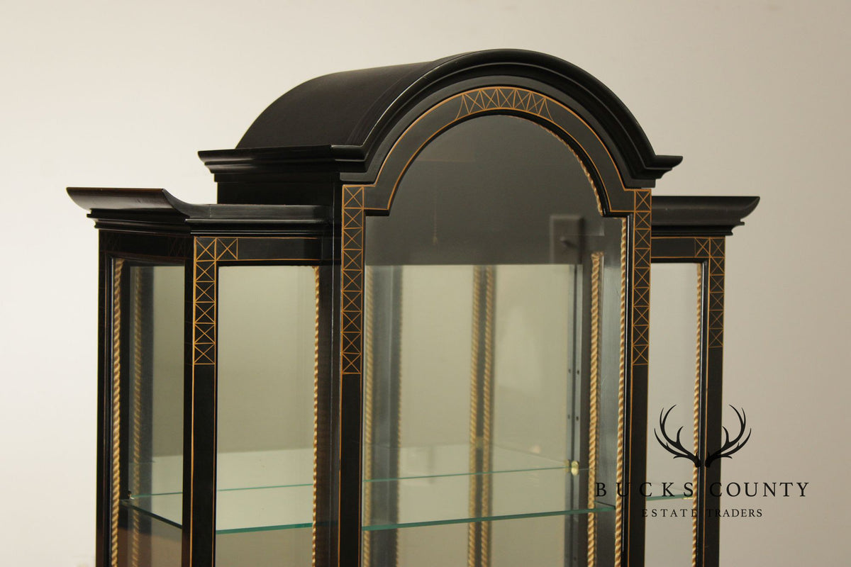 Chinoiserie Lacquered Display Cabinet