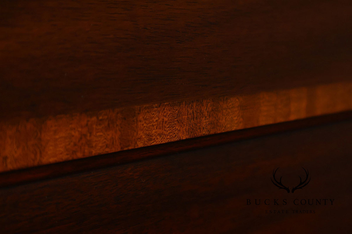 Henkel Harris Queen Anne Banded Mahogany Hunt Board