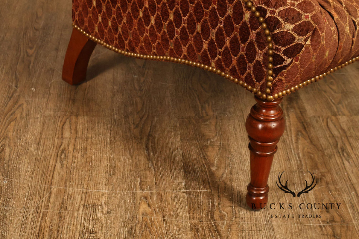 Stickley 'Leopold's Chair' Tufted Upholstered Armchair