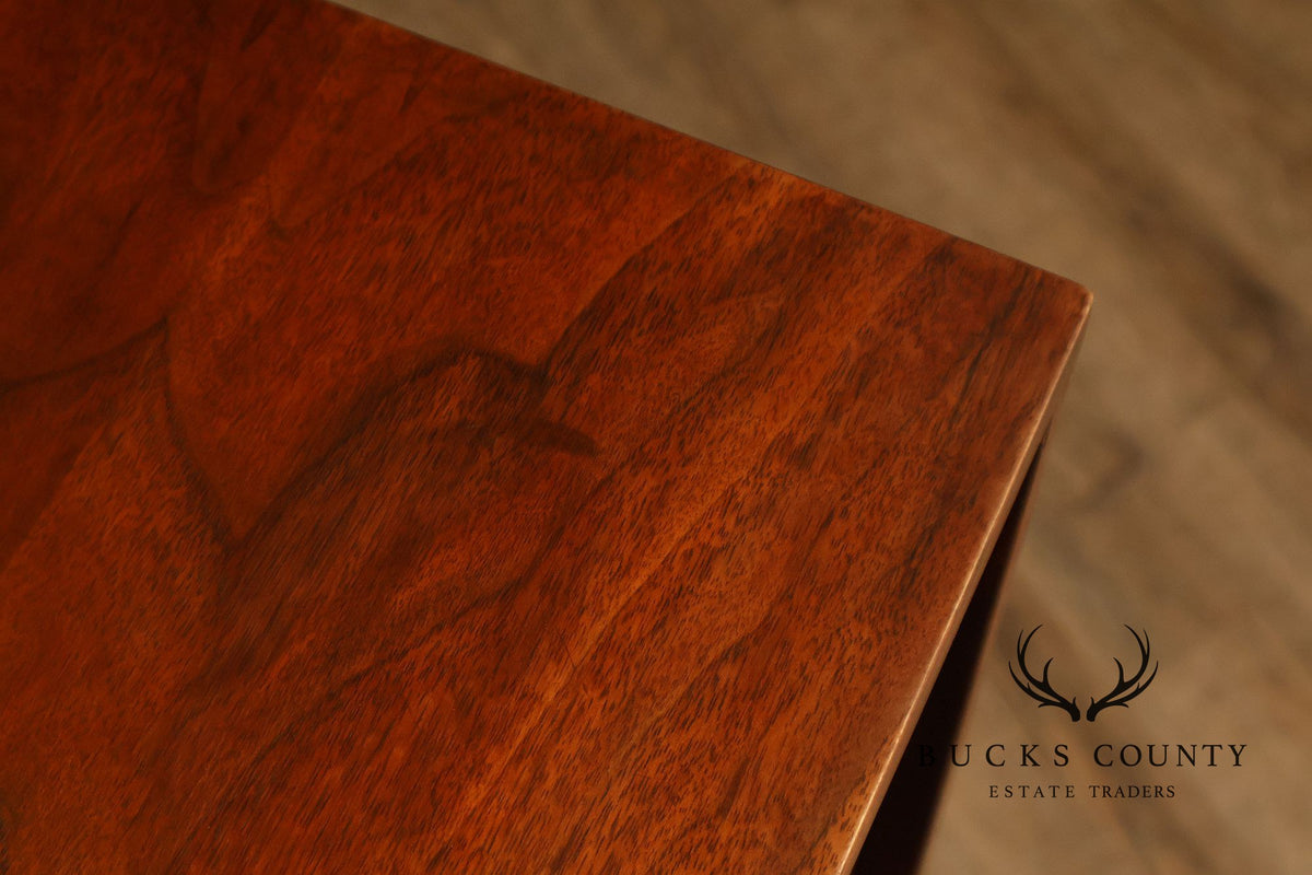 United Furniture 'Tiki' Brutalist Sculpted Walnut Tall Chest
