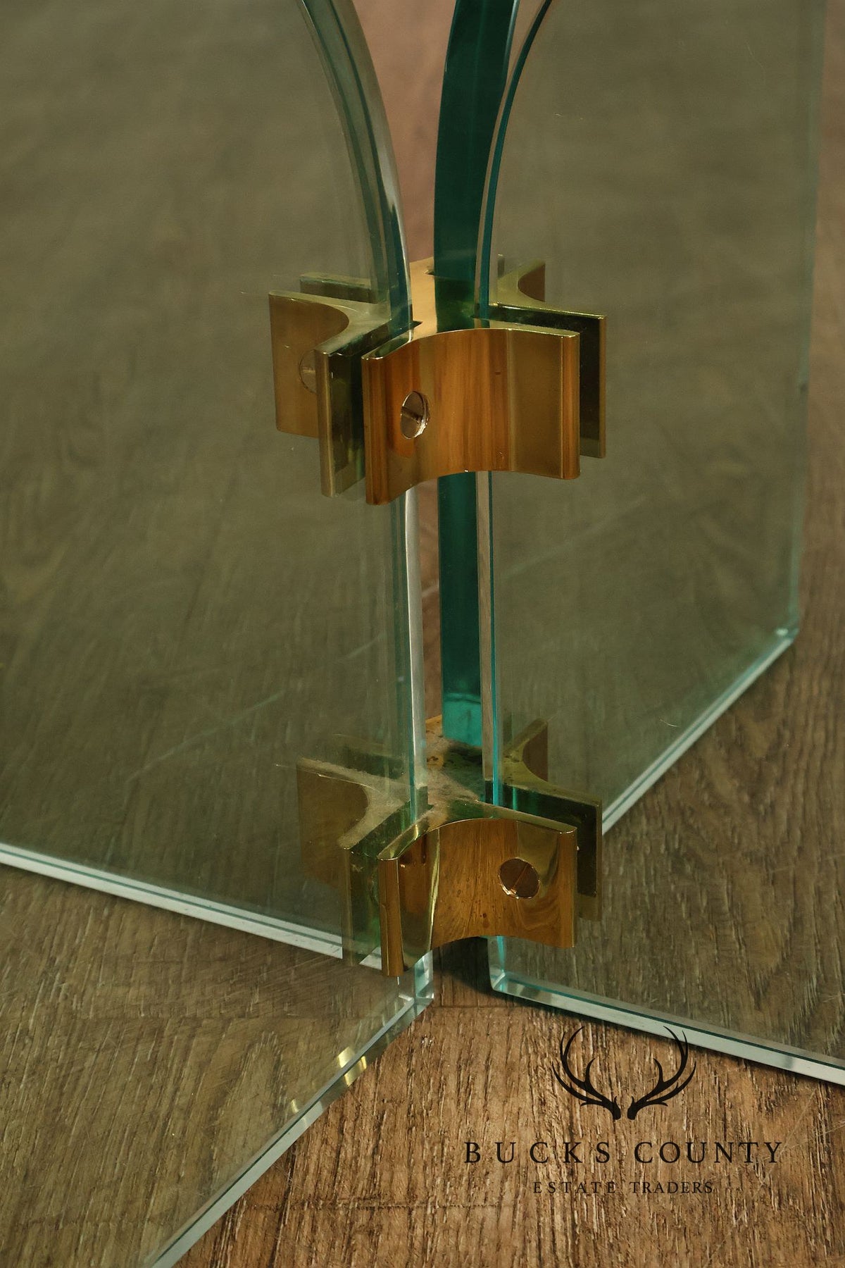 Post-Modern Glass Top Coffee Table