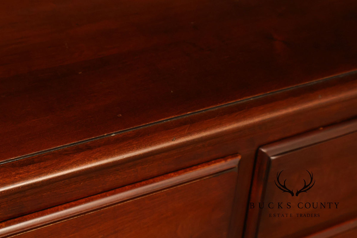 Ethan Allen 'British Classics' Maple And Birch Tall Dresser