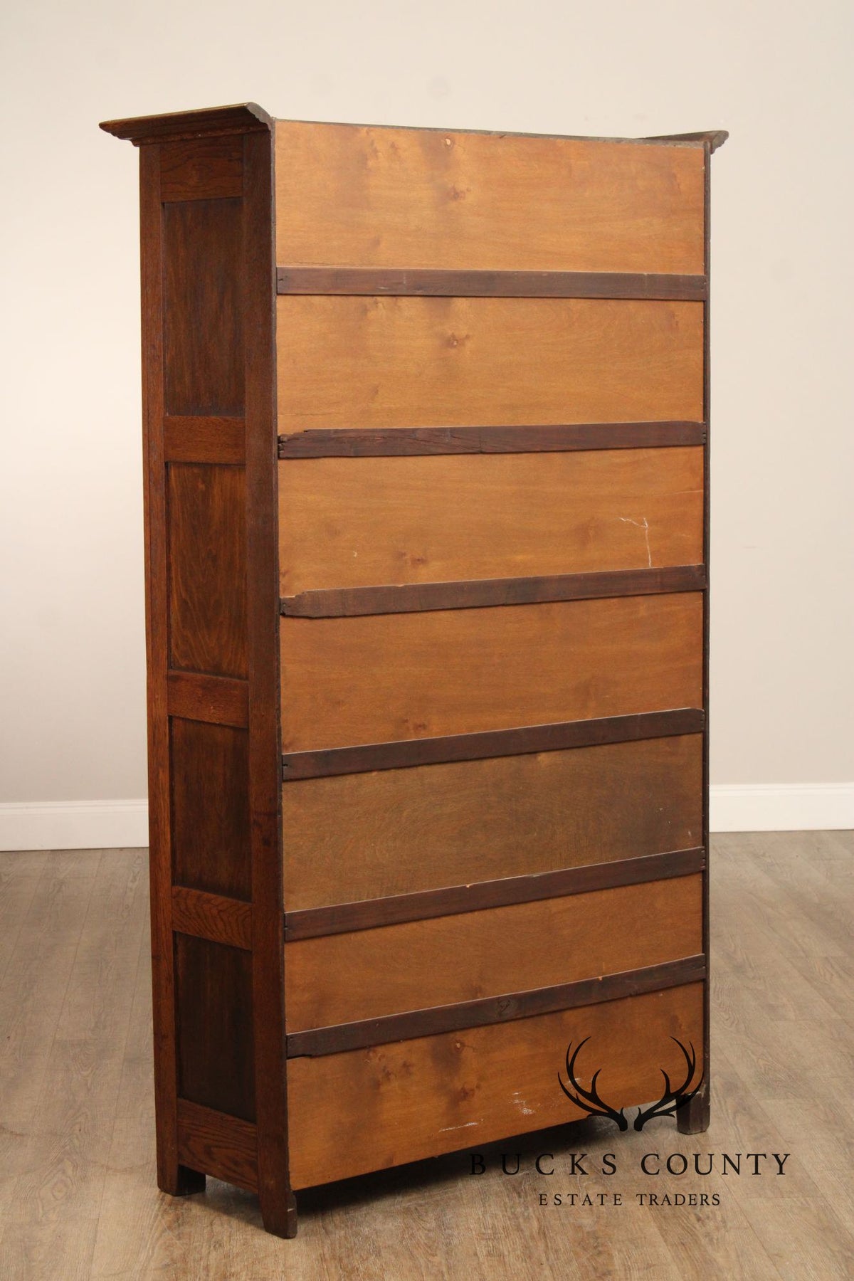 Vintage Oak Kitchen Flatwall Cabinet