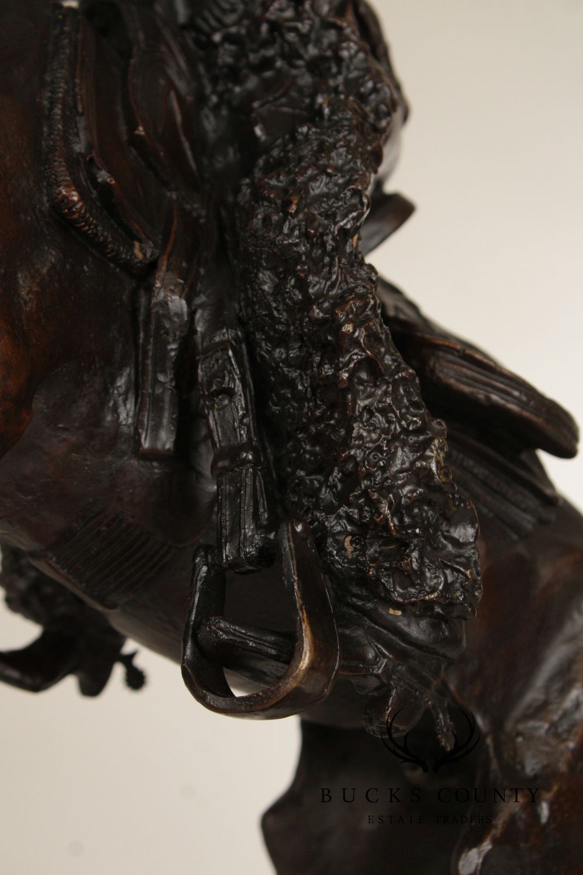 Frederic Remington Bronze Statue, 'Wooly Chaps'