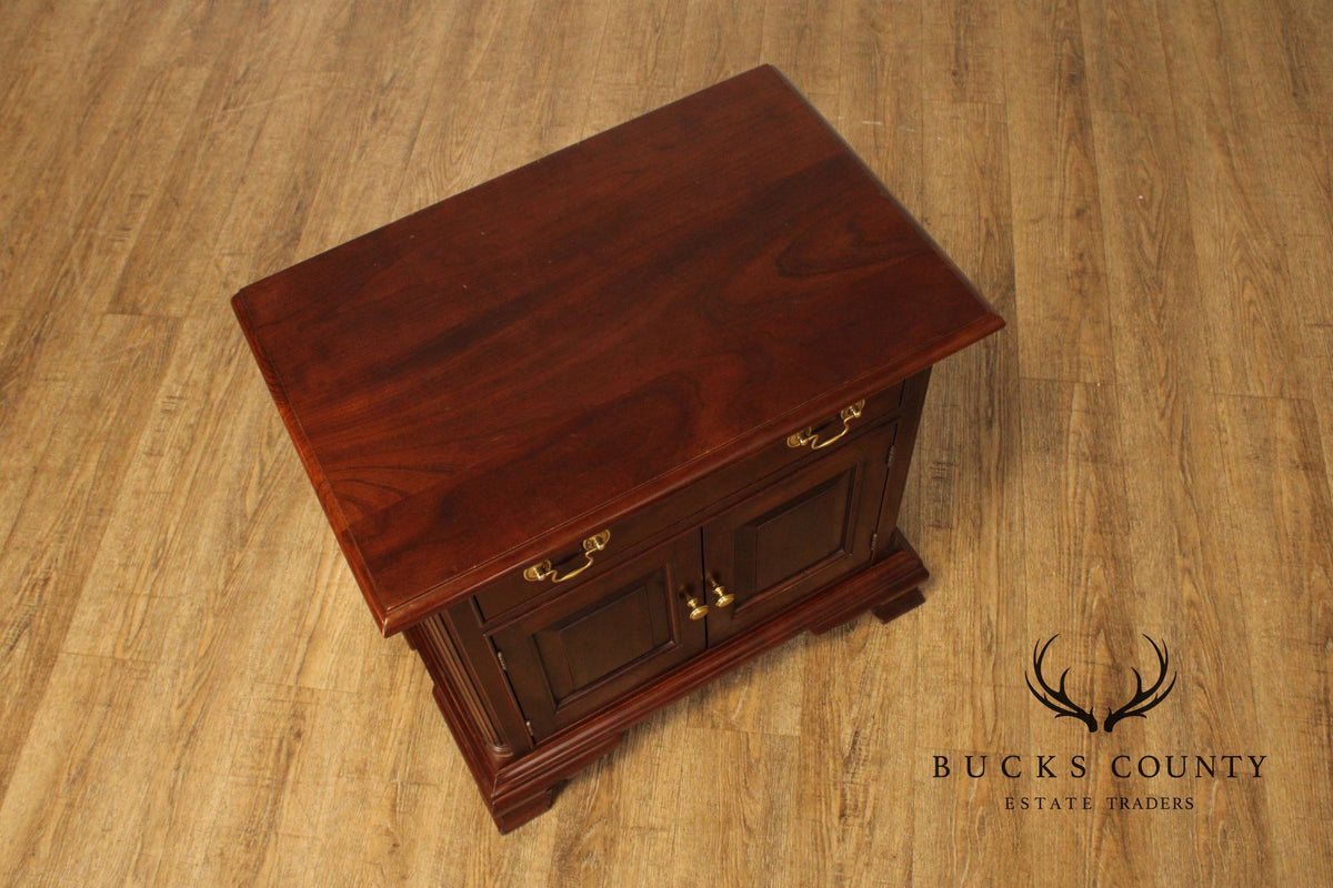 Stickley Chippendale Style Vintage Cherry Nightstand
