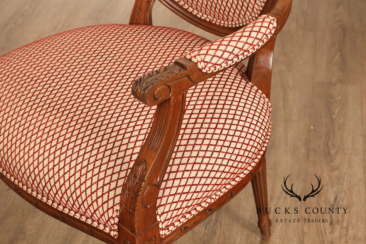 Ethan Allen French Louis XVI Style Armchair