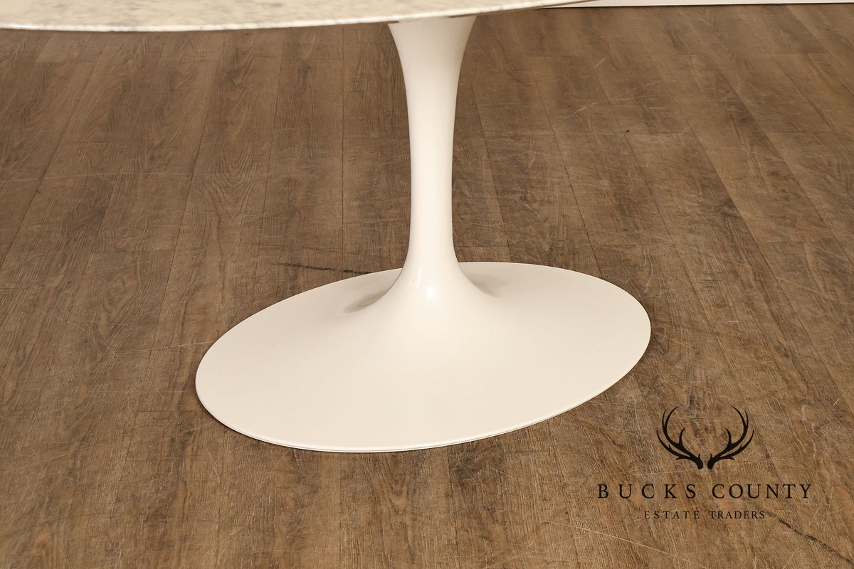 Knoll Saarinen Oval Marble Dining Table