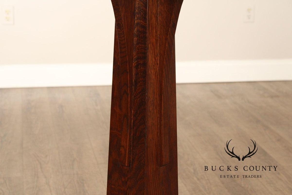 Stickley Mission Collection Oak Pedestal