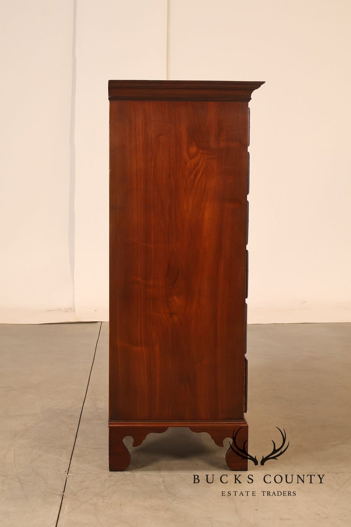 Chippendale Style Walnut Highboy Chest Of Drawers