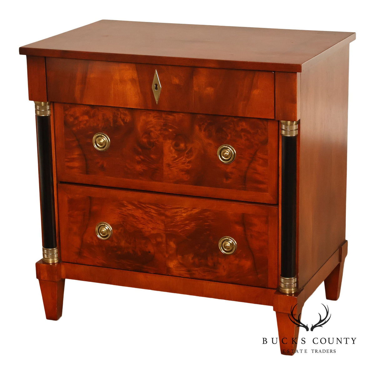 Century Furniture Biedermeier Style Mahogany Nightstand