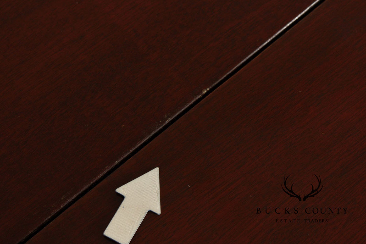 1940's Chippendale Style Mahogany Flip Top Card Table