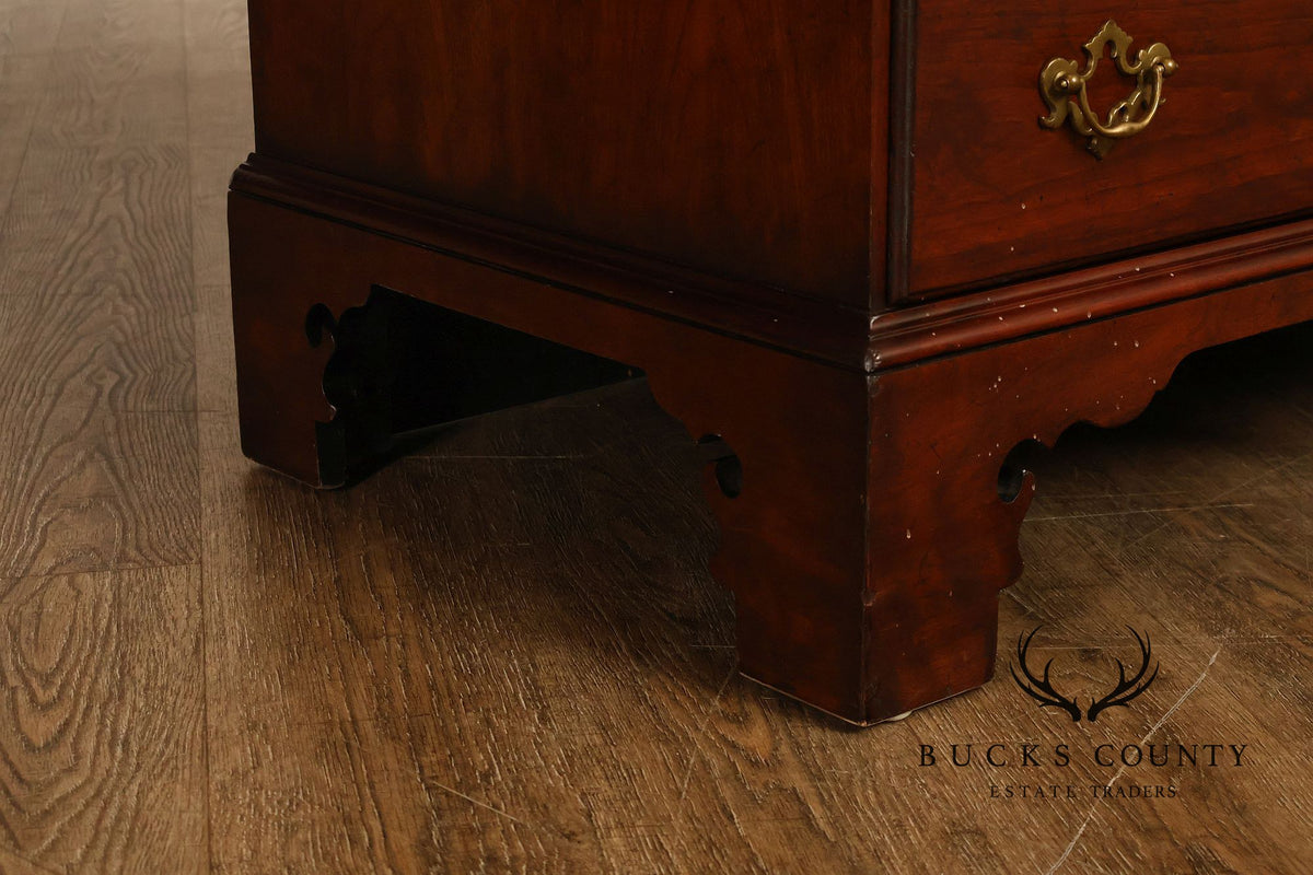 Wright Table Company New England Cherry Secretary Desk Bookcase