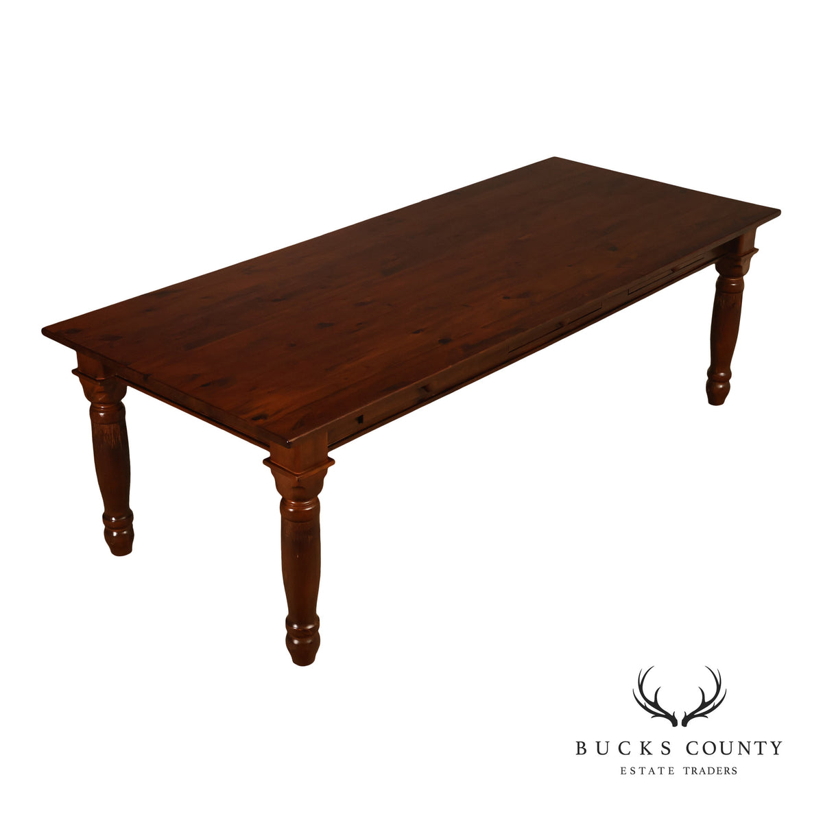Farmhouse Style Large 8 Foot Pine Dining Table