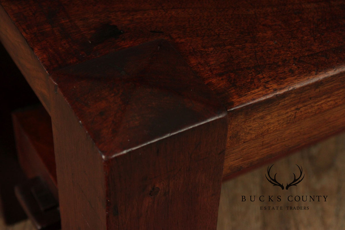 Arts and Crafts Antique Walnut Foot Stool