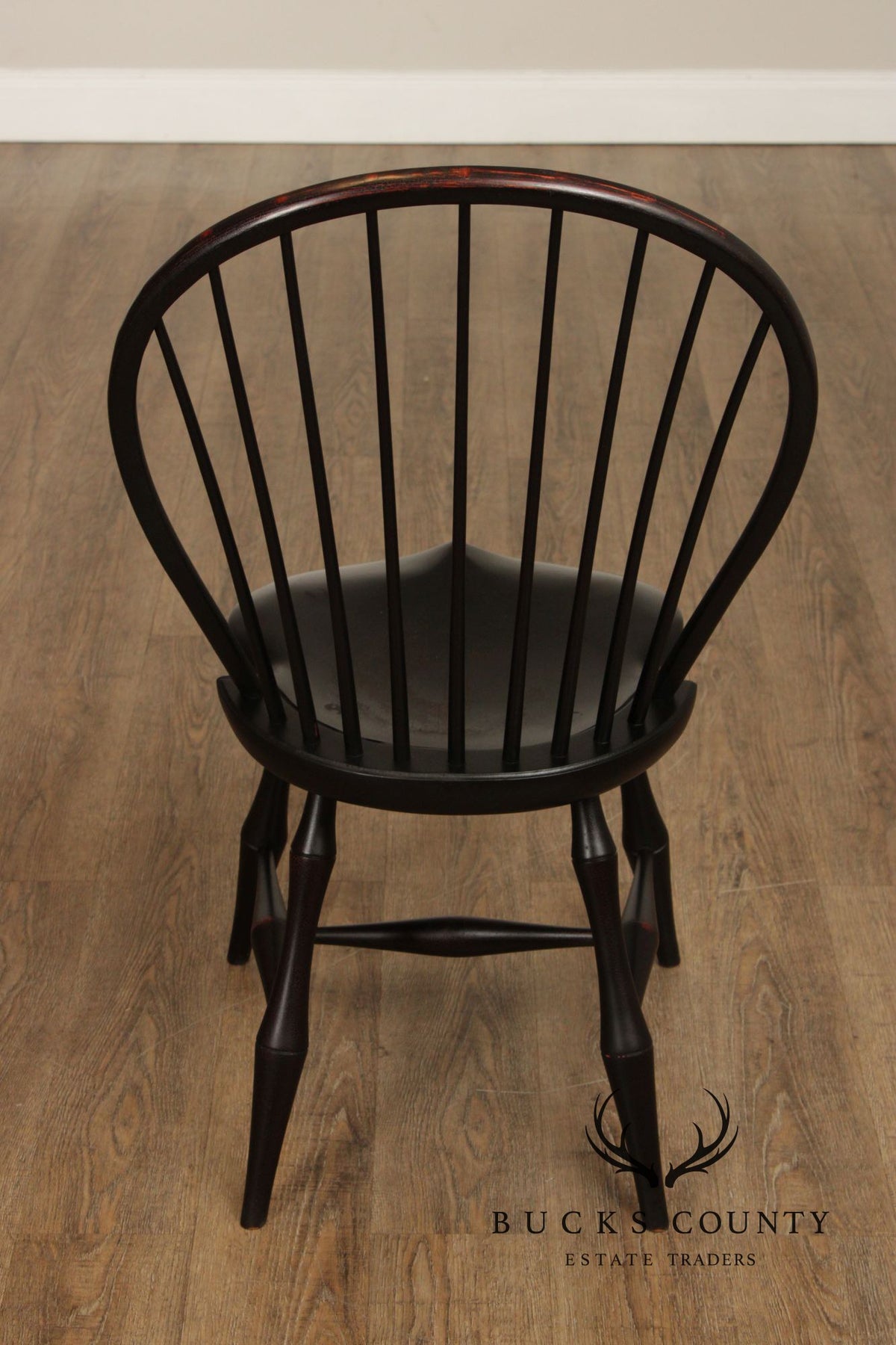 D.R. Dimes Ebonized Windsor Chair
