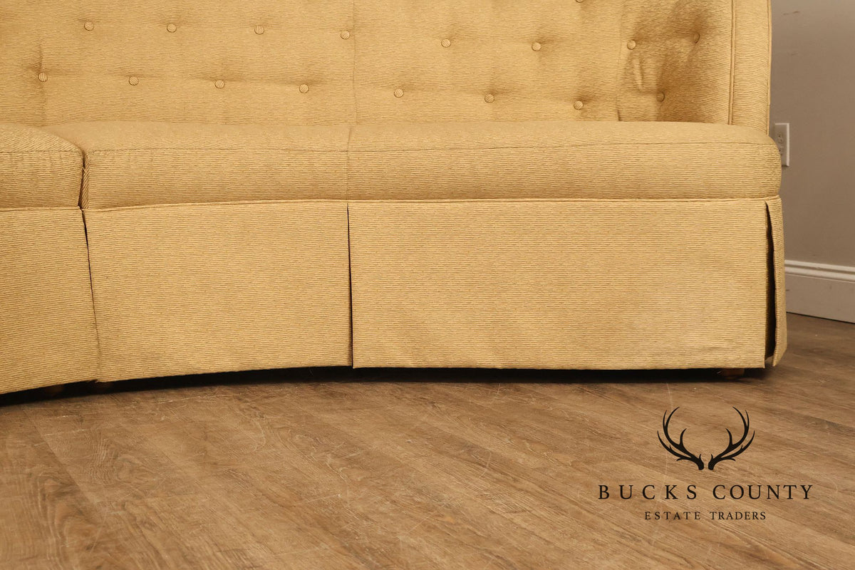 Thomasville Bogart Collection Curved Corner Sofa