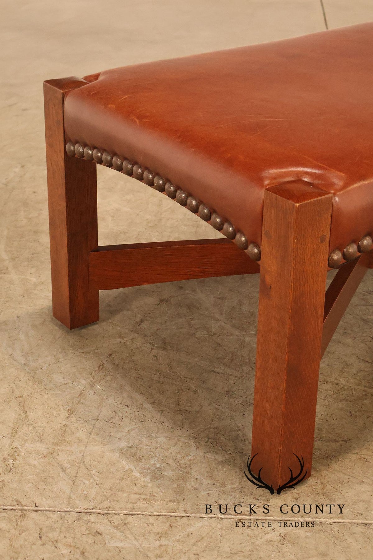 Stickley Mission Collection 25th Anniversary Limited Edition Dalai Lama Eastwood Chair & Ottoman No. 45/100