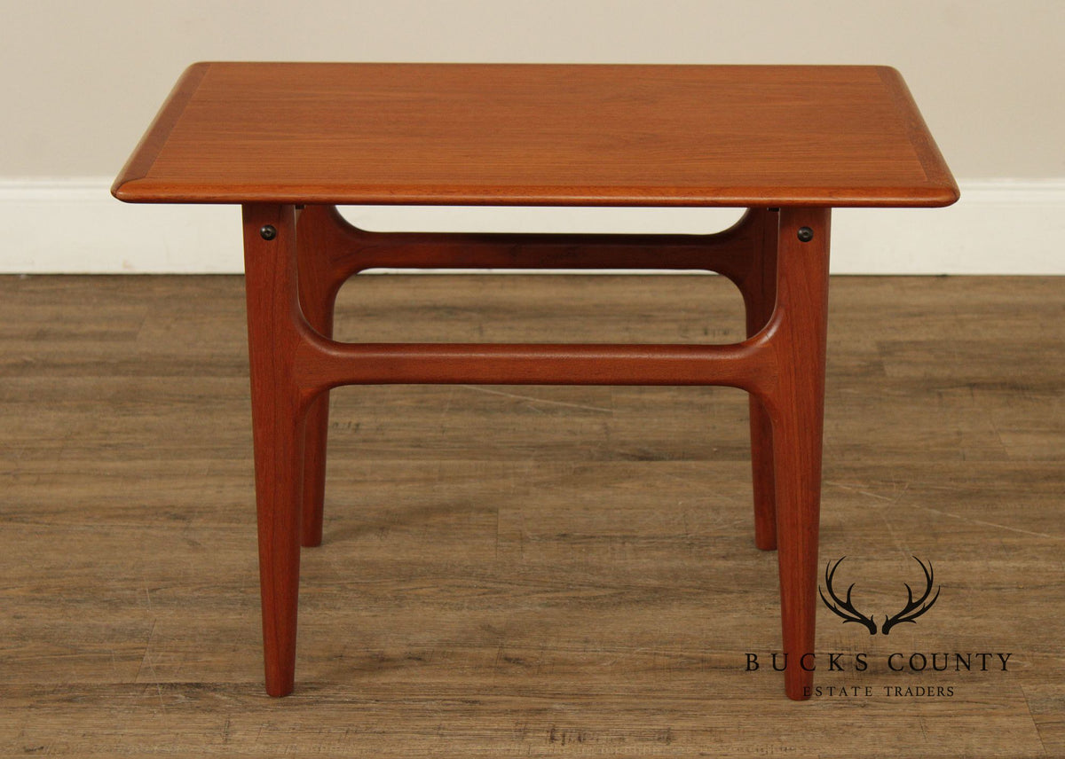 Danish Mid-Century Modern Teak Side Table By Trioh