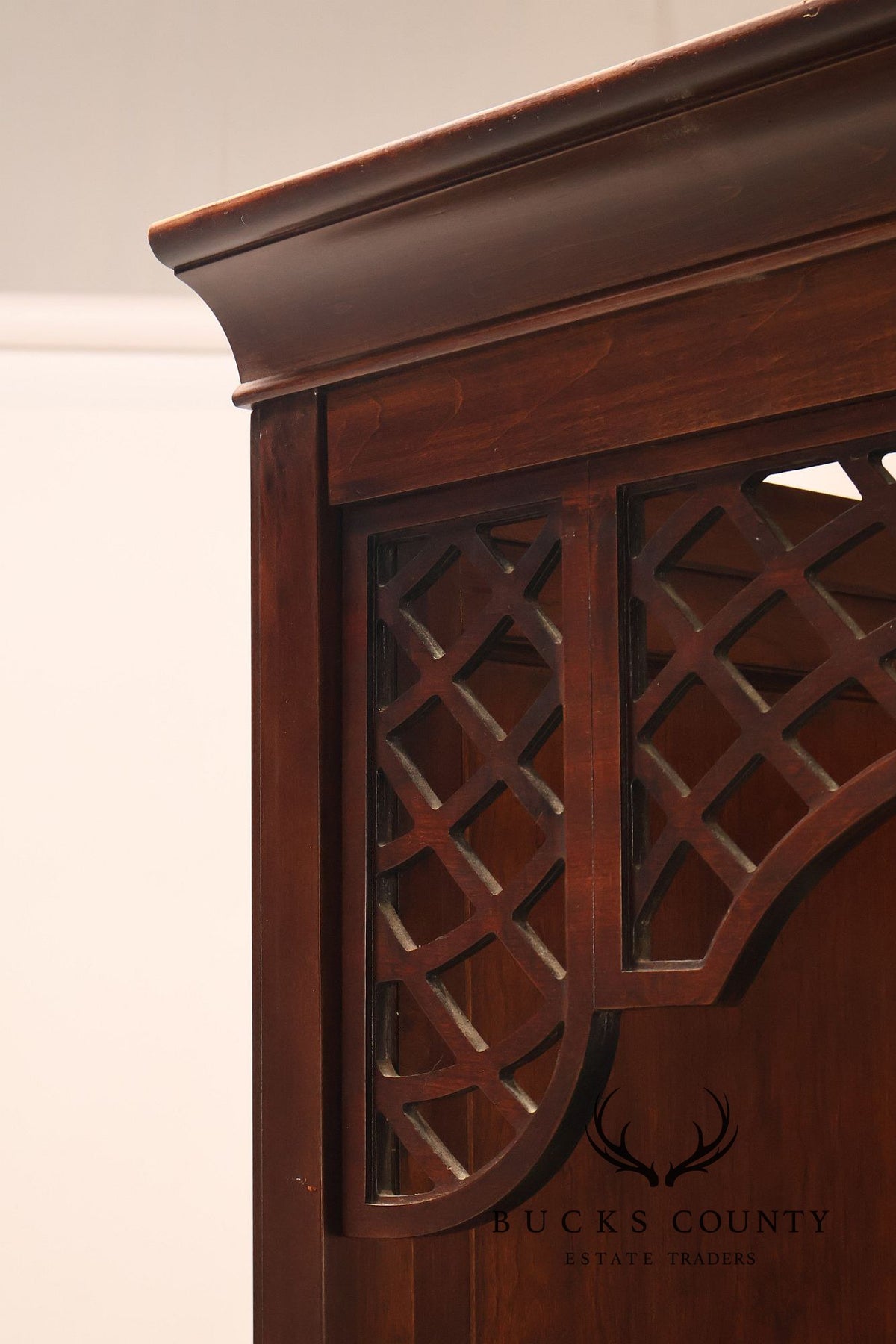 National Mt. Airy Queen Cherry Four Poster Canopy Bed Frame