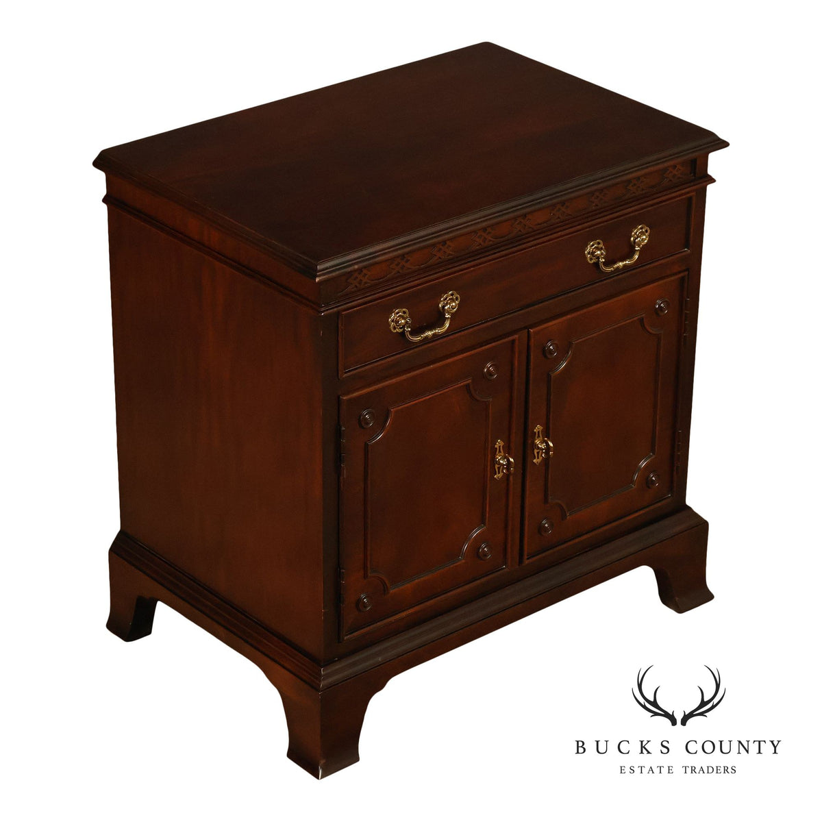 Century Furniture Georgian Style Mahogany Nightstand