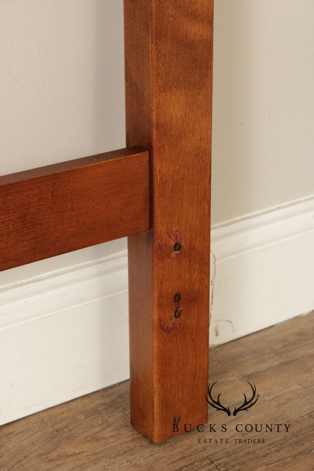 Hitchcock Early American Style Pair of Painted Twin Headboards