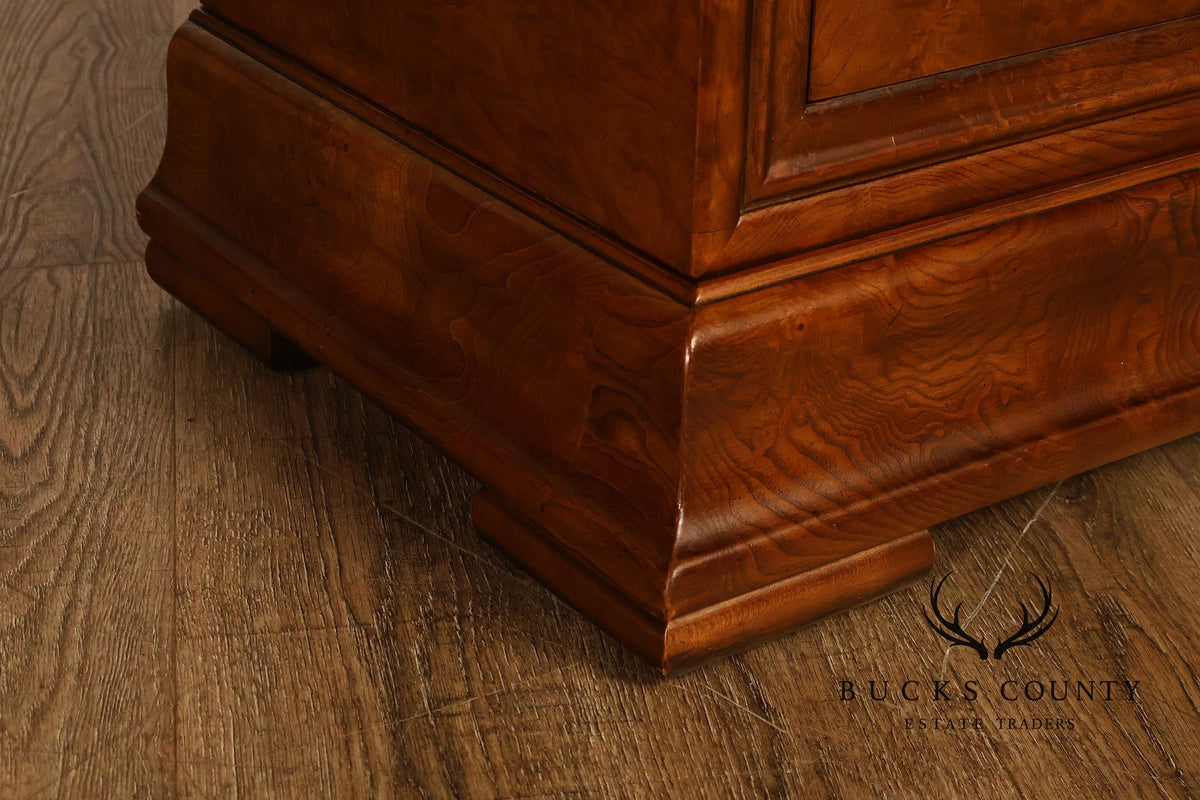 Henredon 'Charles X' Pair of Marble Top Chests