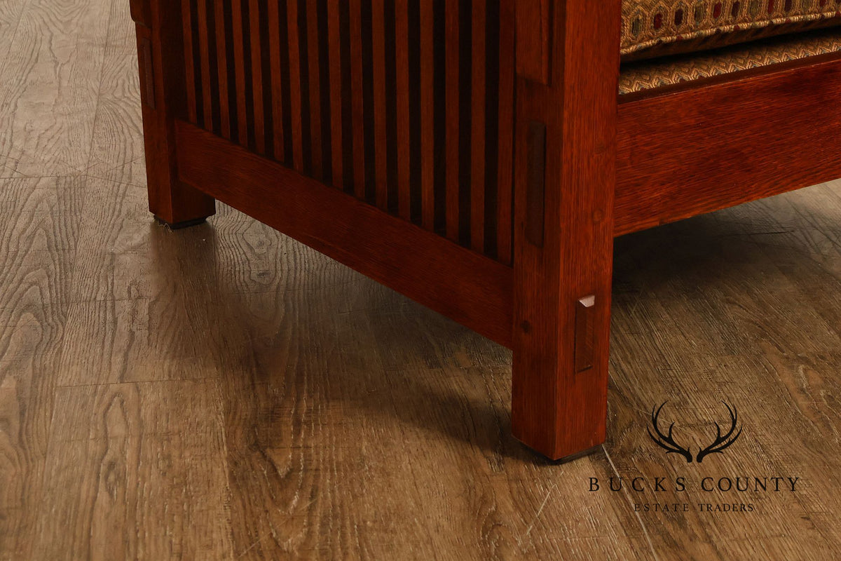 Stickley Mission Collection Oak Spindle Morris Chair