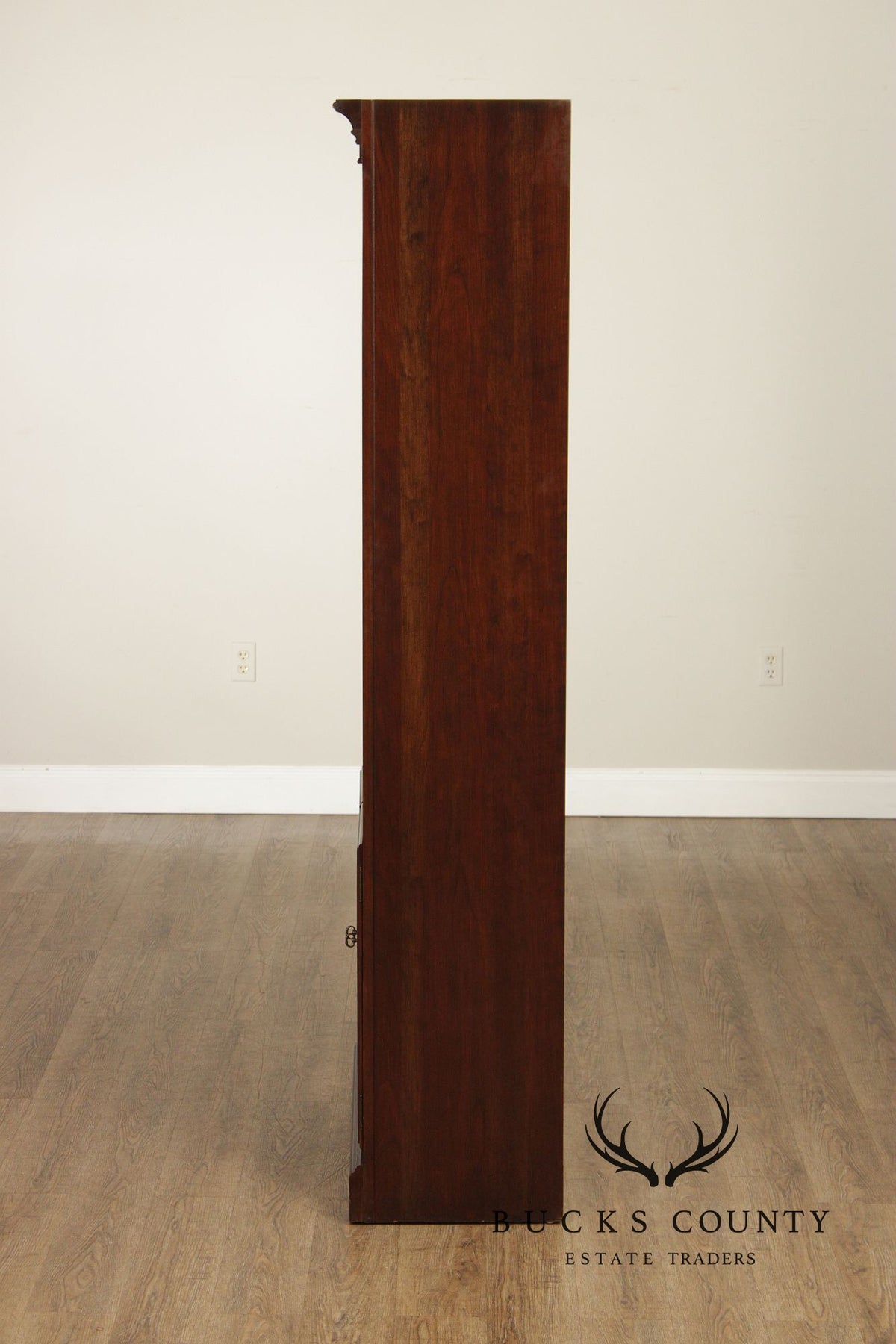 Ethan Allen Georgian Court Pair Of Cherry Tall Bookcases