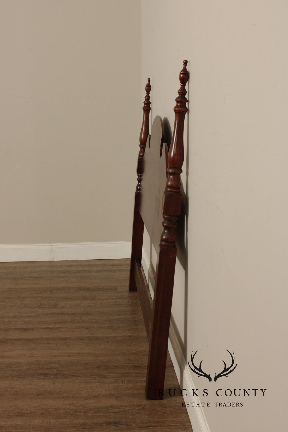 Chippendale Style Cherry Queen Poster Headboard