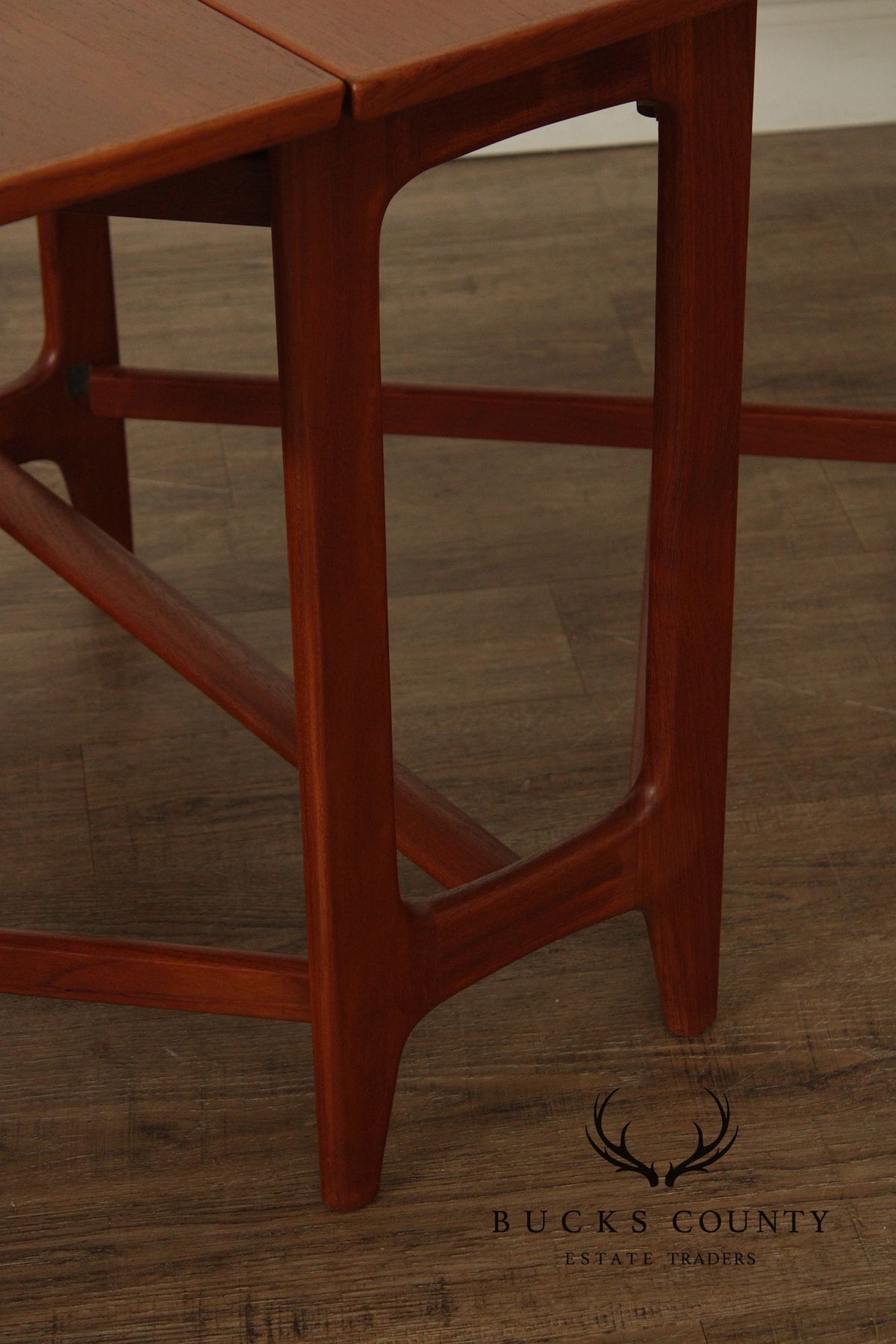 Kleppe Møbelfabrik Danish Modern Teak Drop-Leaf Dining Table