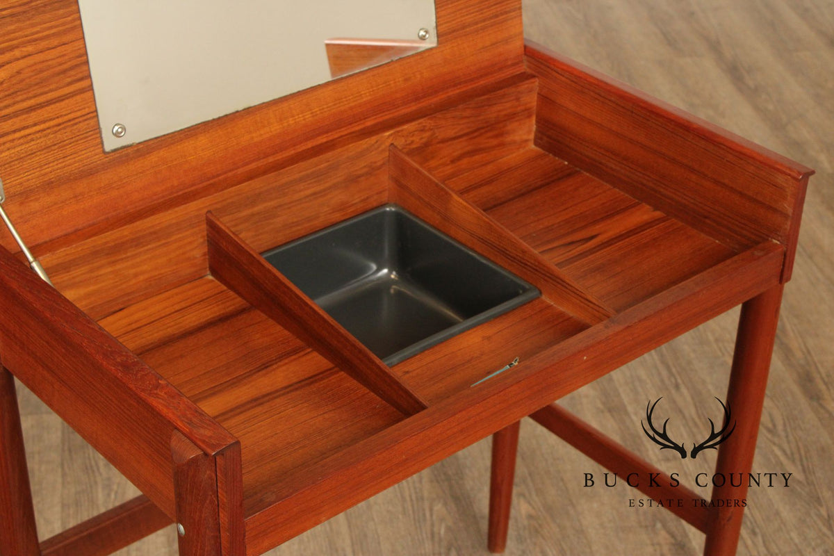 Dyrlund Danish Modern Teak Dressing Table