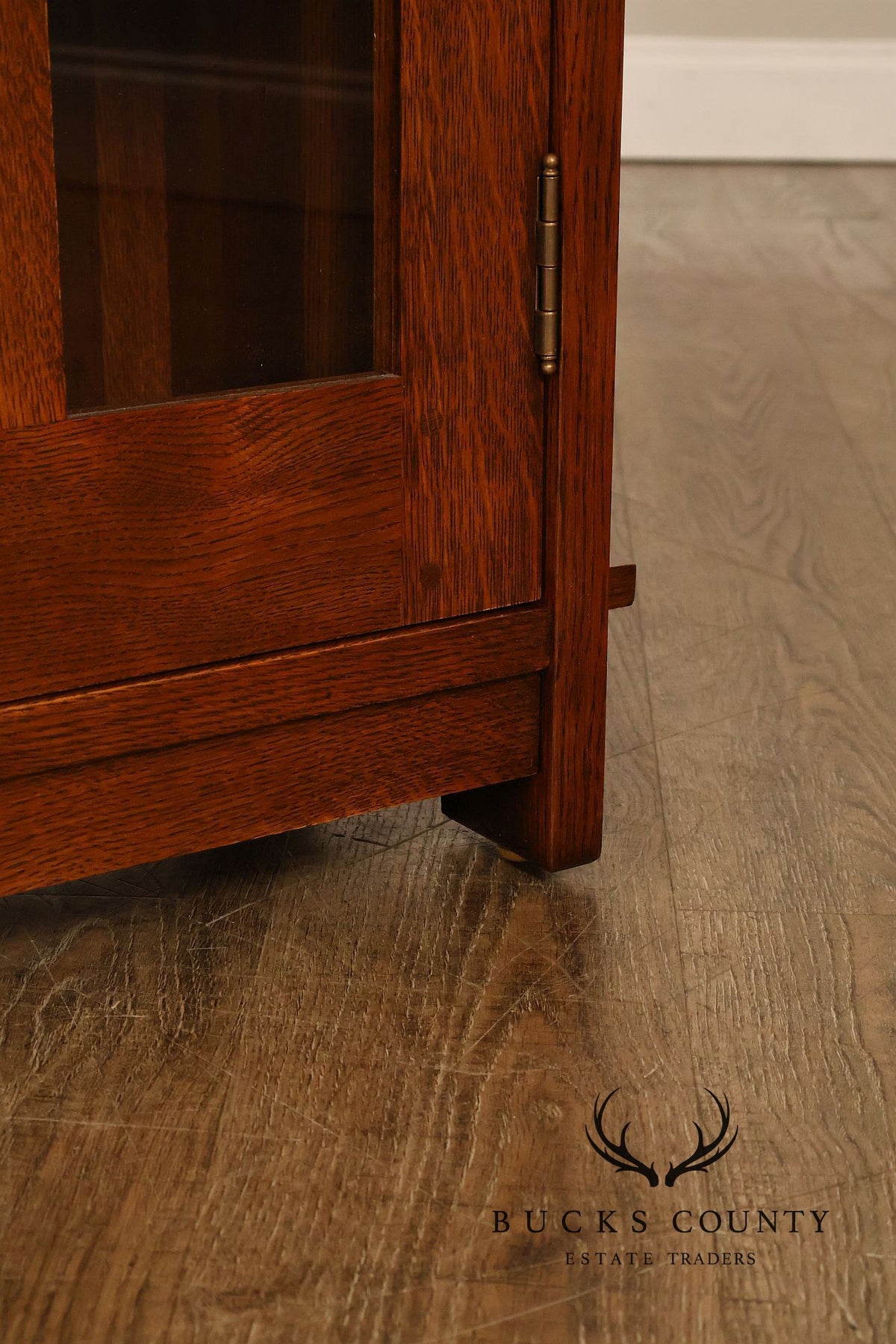 Stickley Mission Collection Oak Three-Door Bookcase