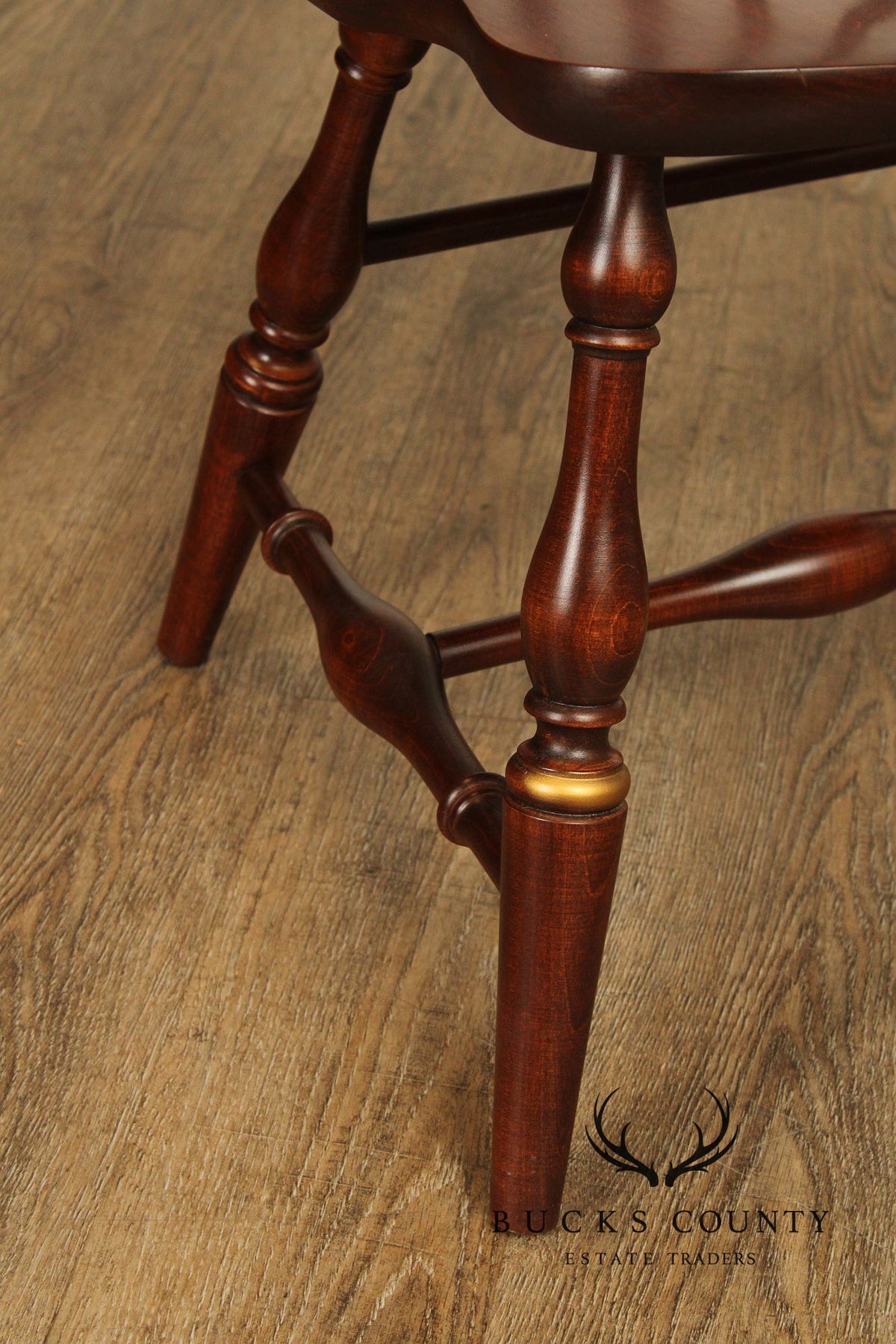 Hitchcock Stencil-Decorated Cherry Windsor Armchair