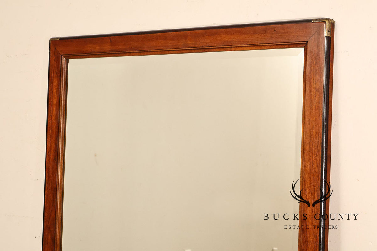 Campaign Style Brass Bound Mirror