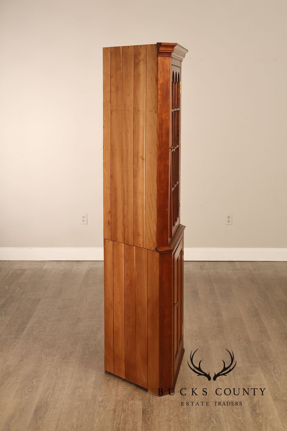Federal Style Cherry Custom Quality Corner Cabinet