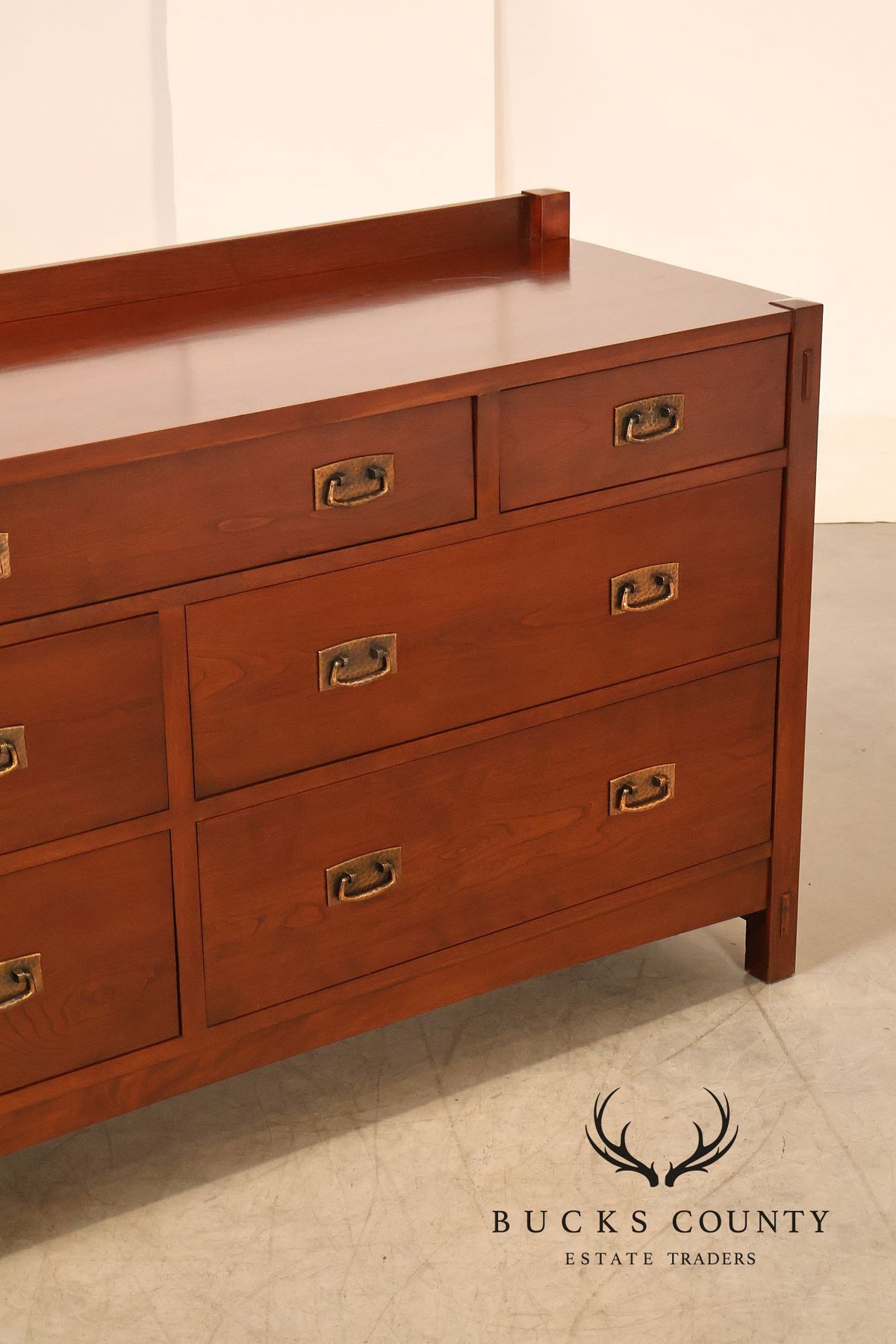 Stickley Mission Collection Cherry Seven Drawer Low Dresser