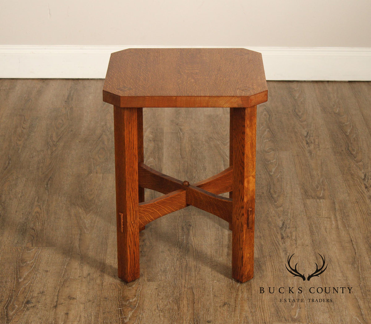 Stickley Mission Collection Oak Tabouret
