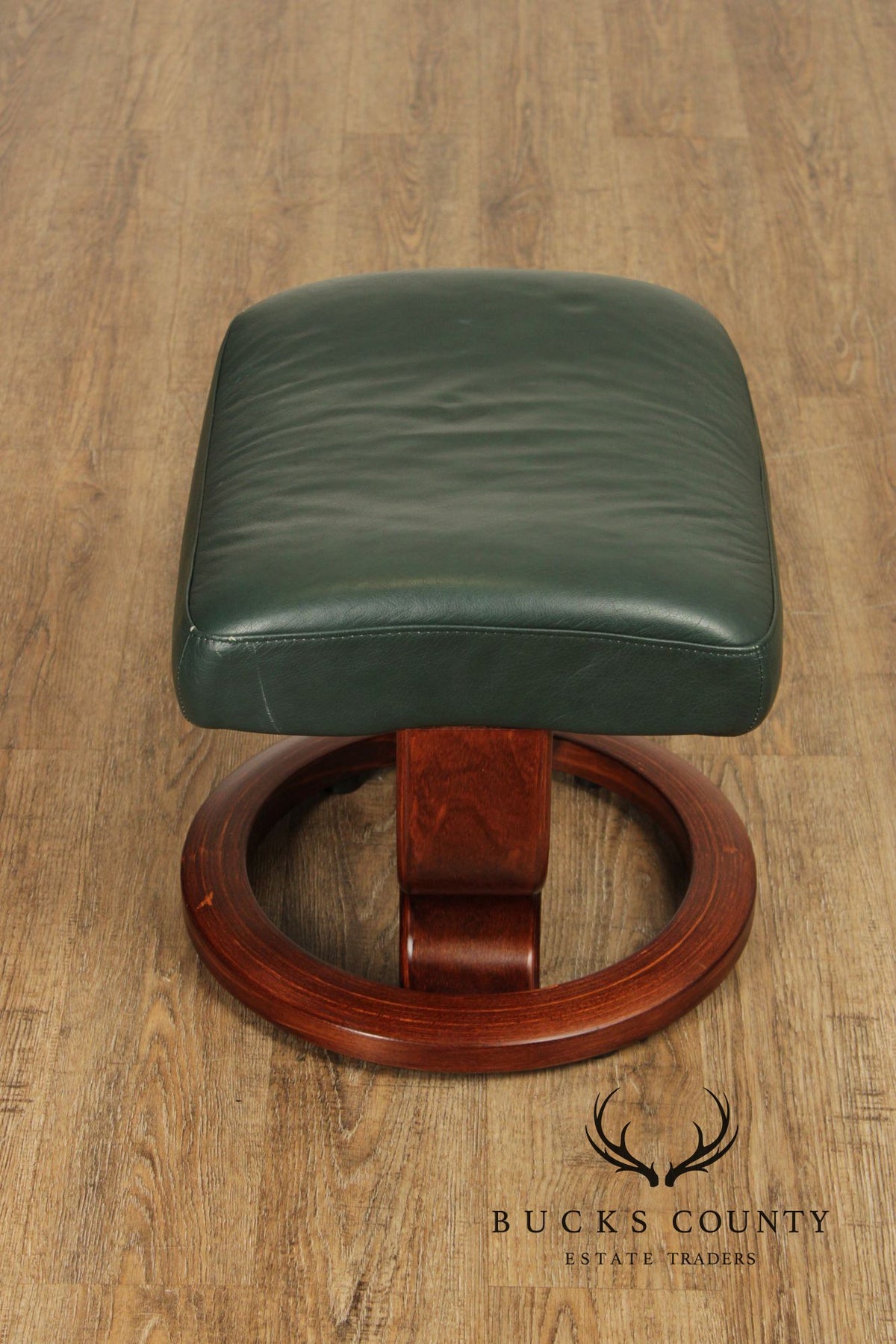 Ekornes Stressless Leather Recliner With Ottoman