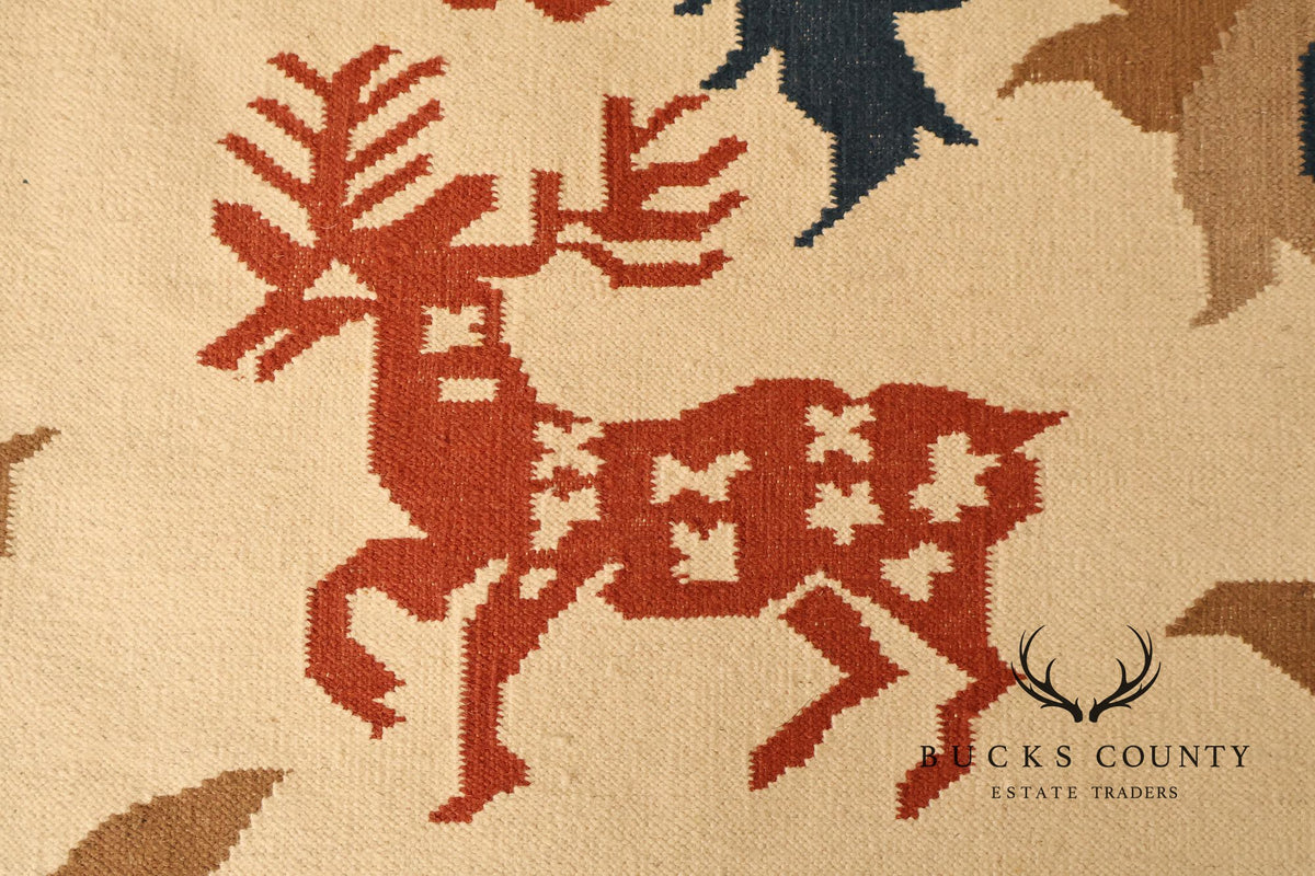 Capel Folk Art Style Tree of Life Area Rug